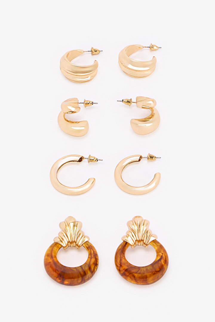 Gold Alen Earring Set - 1