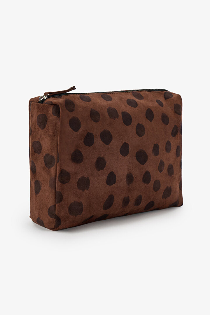 Brown Leopard Makeup Bag - 2