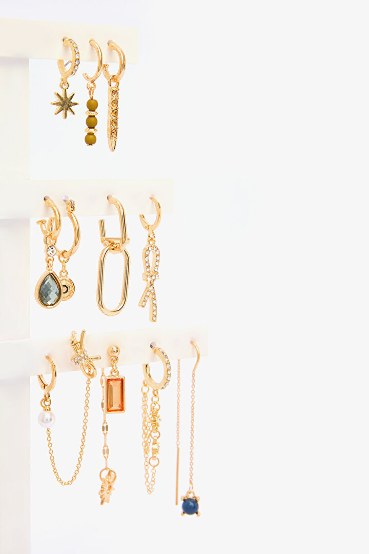 Fiona Gold Earring Set - 2