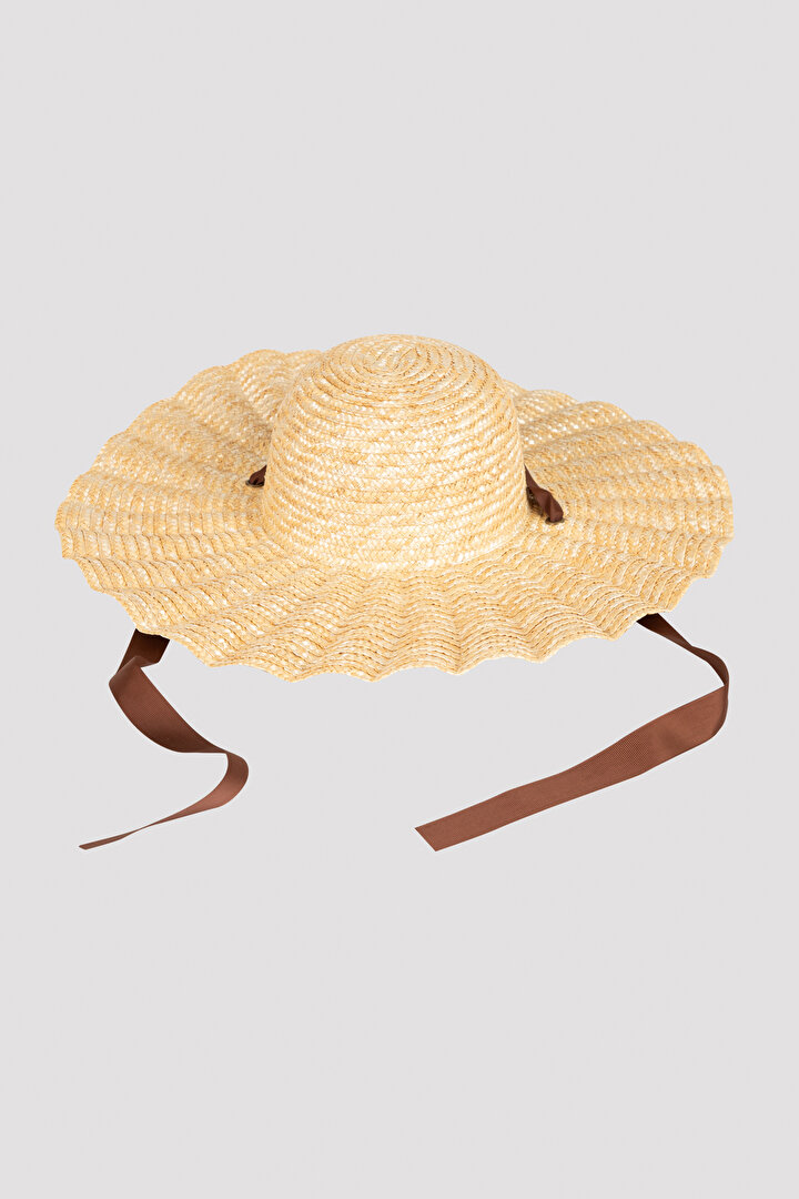 Naturel Shell Straw Şapka - 2