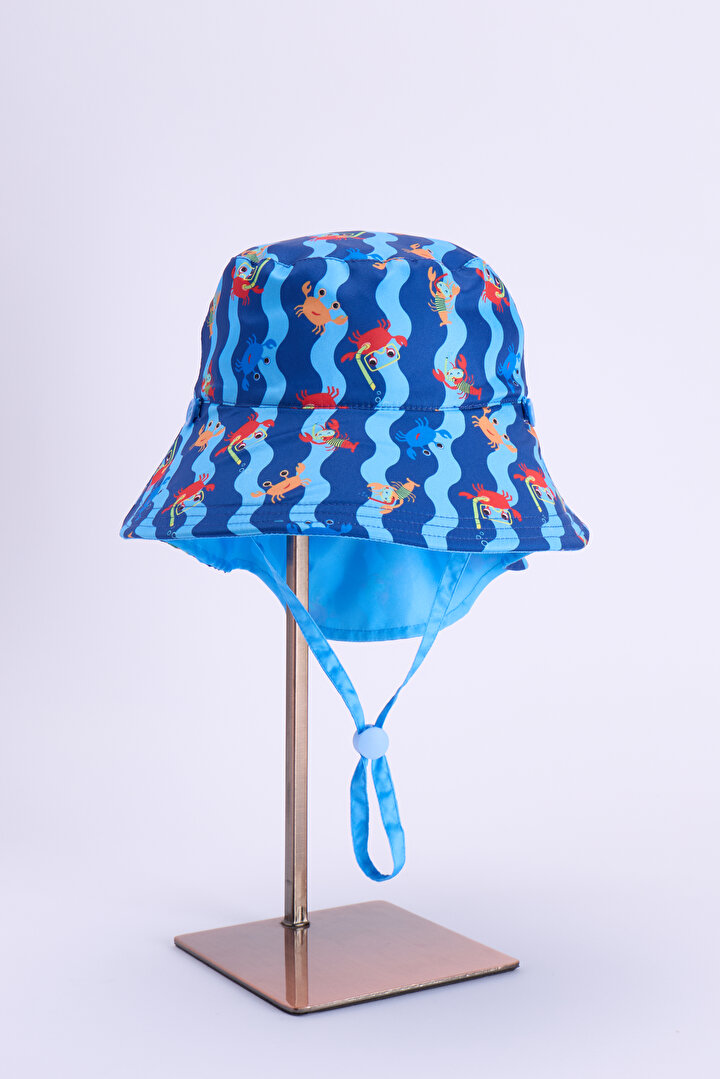 Multicolor Boys Crazy Marine Hat - 1