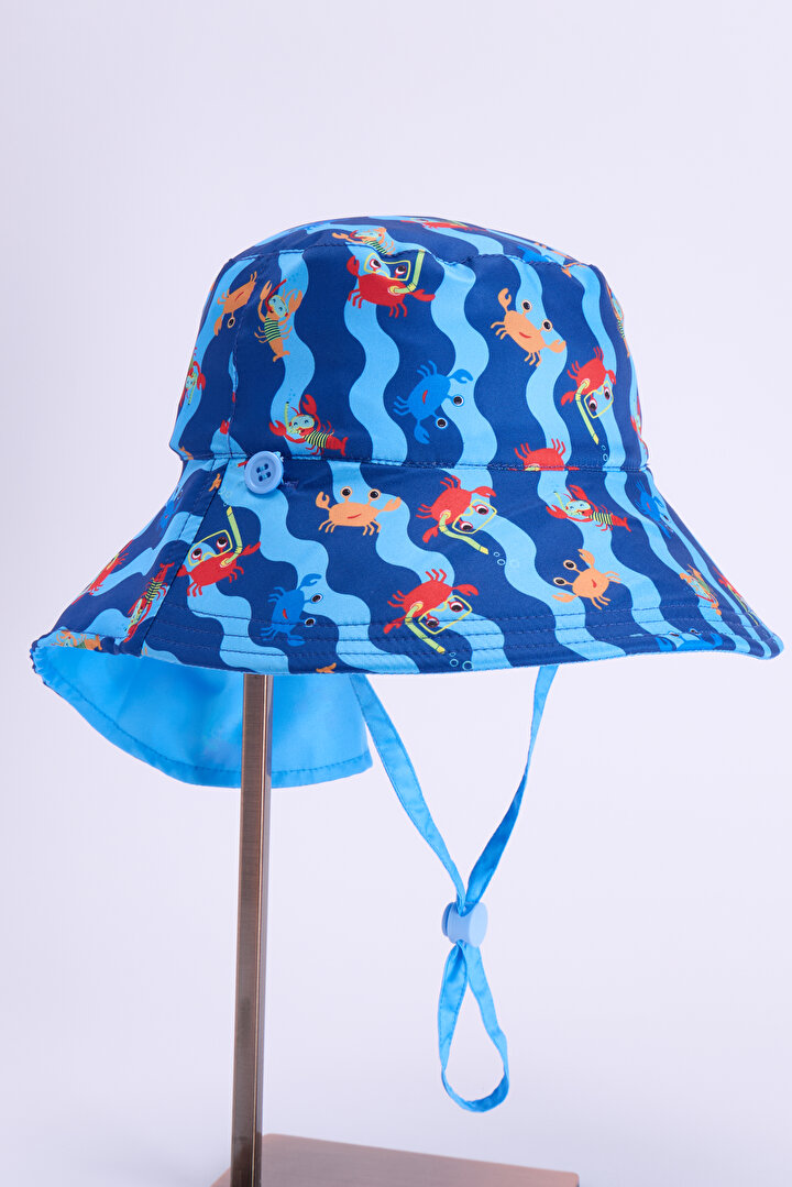 Multicolor Boys Crazy Marine Hat - 2