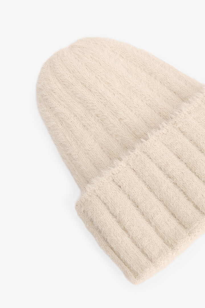 Ecru Zoe Soft Texture Beanie - 2
