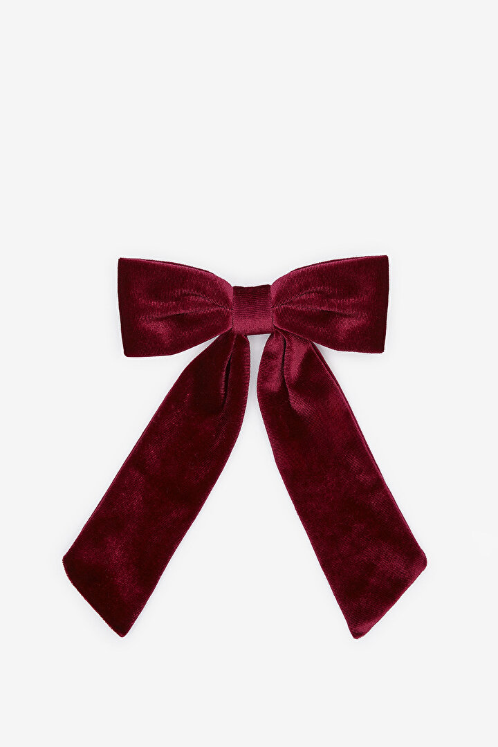 Olga Burgundy Hair Clip - 1