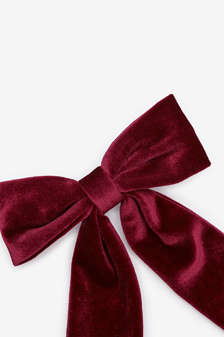 Olga Burgundy Hair Clip - 2