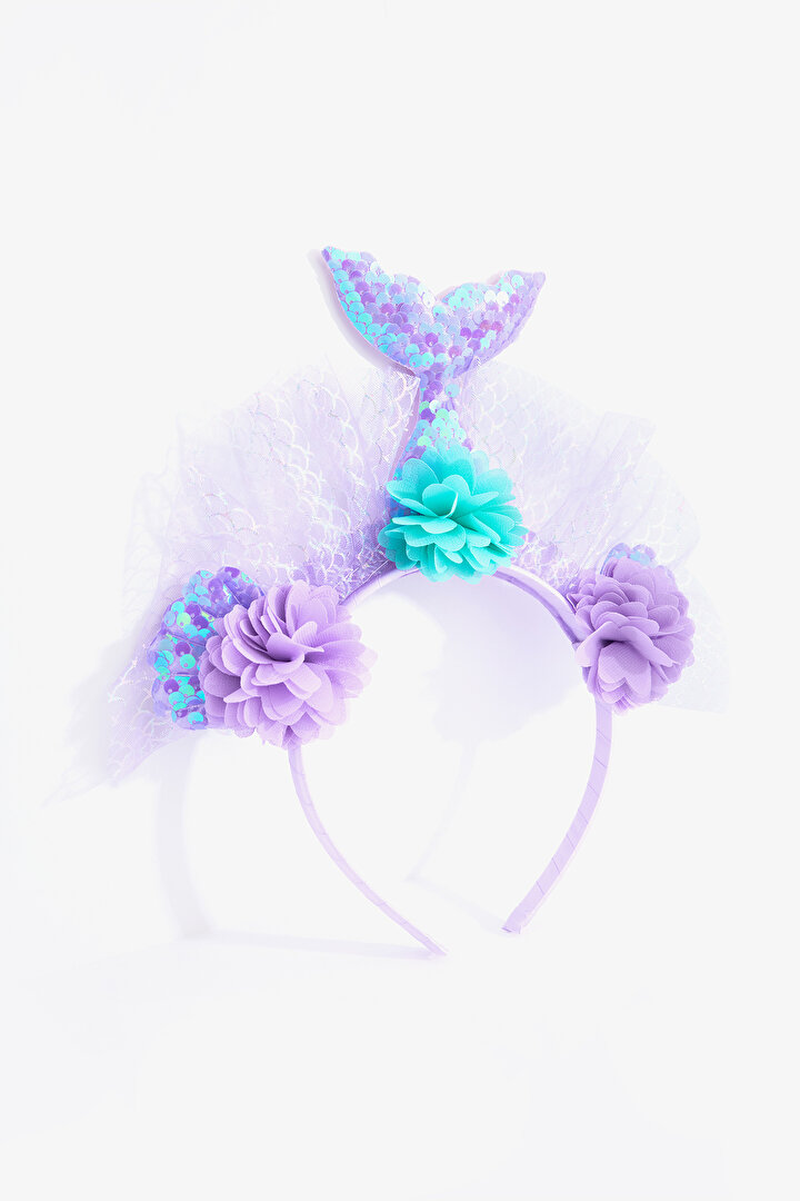 Girls Mermaid Lilac Crown - 2