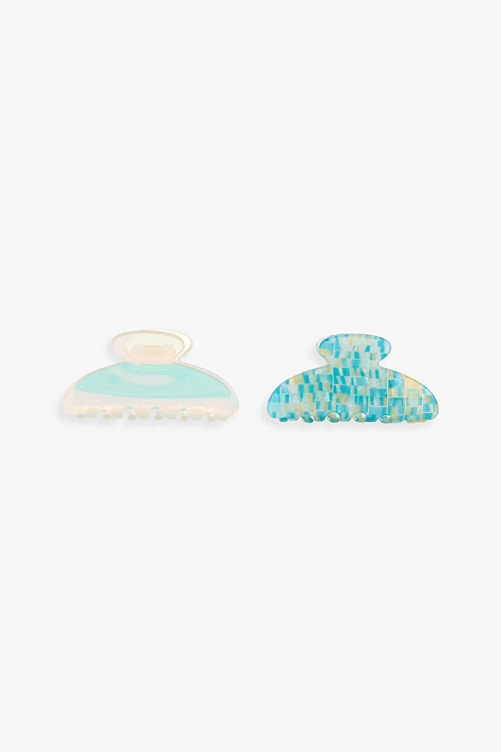 Light Blue Olivia Hair Clip Set - 1