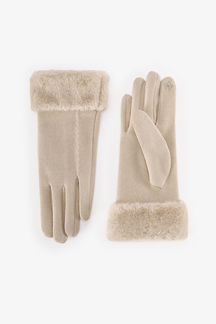 Ecru Berthe Gloves - 1