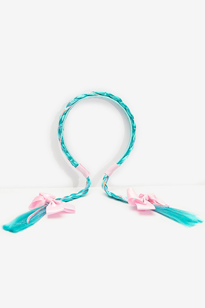 Girls Bow Light Blue Crown - 1