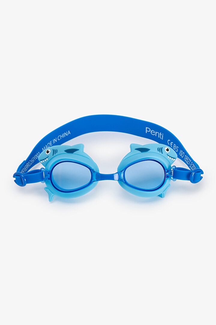 Renkli Erkek Çocuk Shark Deniz Gözlüğü - 1