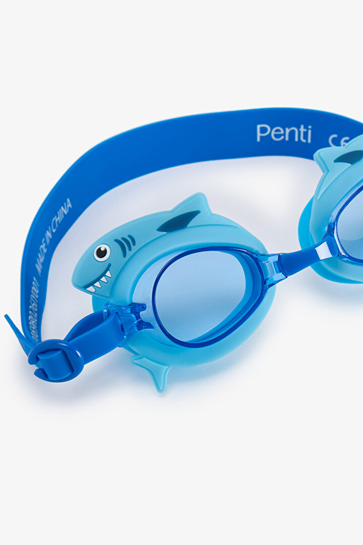 Renkli Erkek Çocuk Shark Deniz Gözlüğü - 2