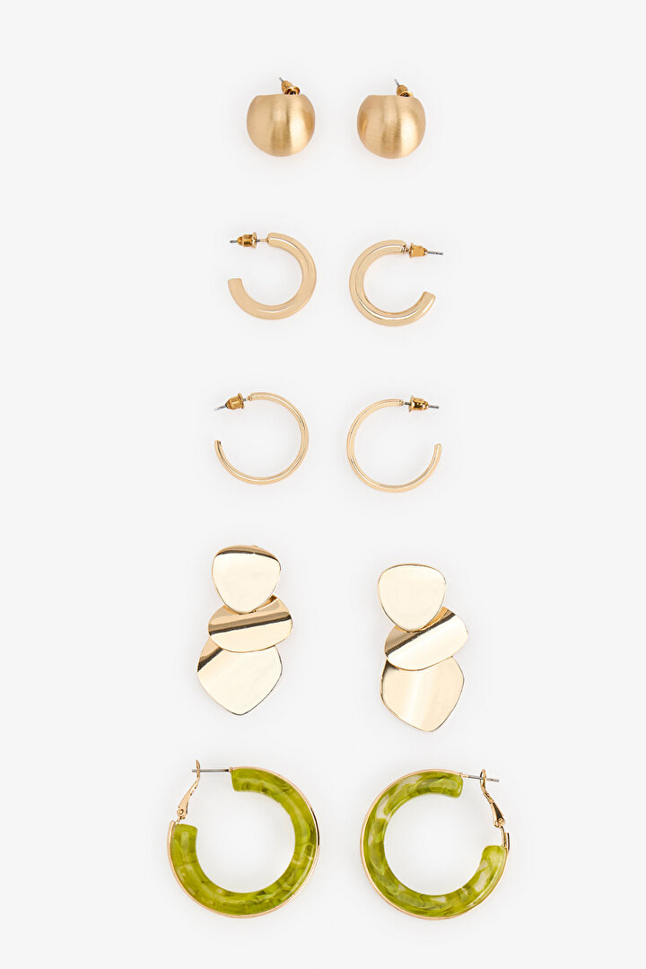 Gold Loni 5 Pack Earrings - 1