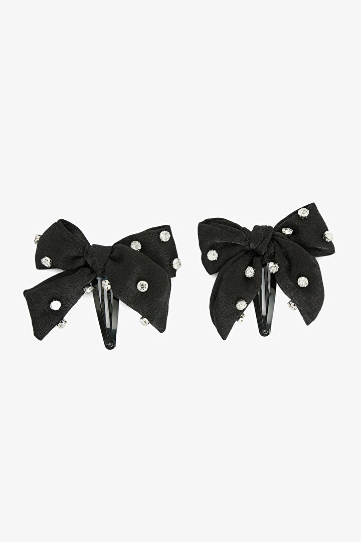 Bow Colorful Hair Clip Set - 1