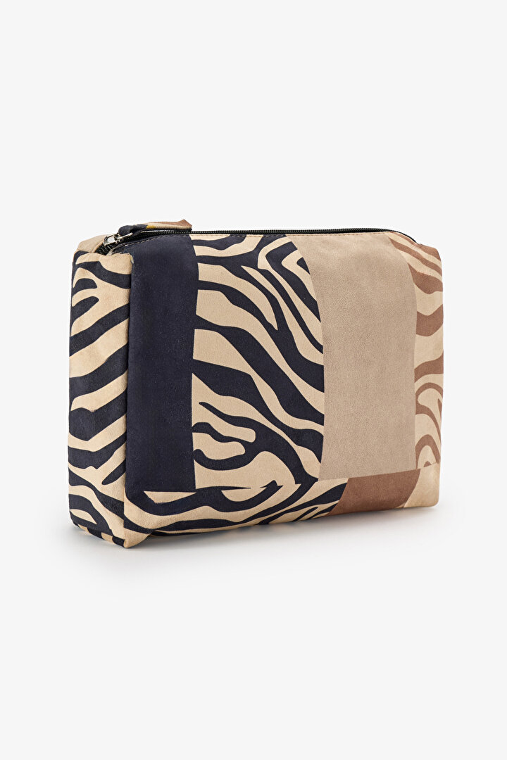 Black Zebra Makeup Bag - 2