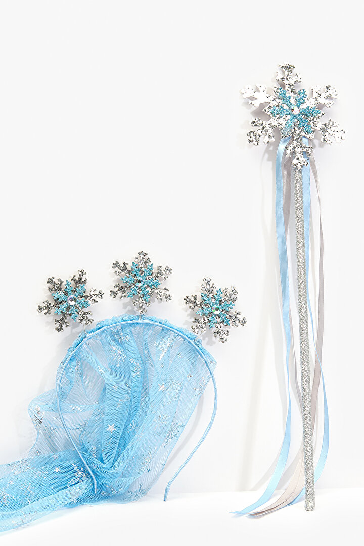 Girls Snow Light Blue Tiara - 1