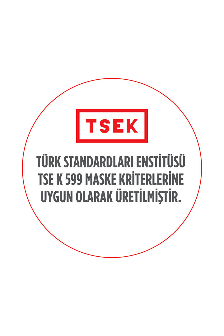 Unisex Flower Desenli Maske - 4