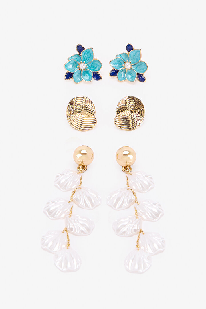 Renkli Asira Küpe Seti - 1