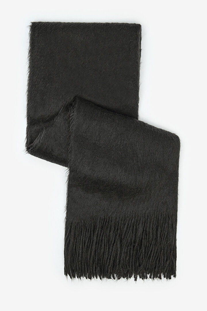 Warmy Black Scarf - 1