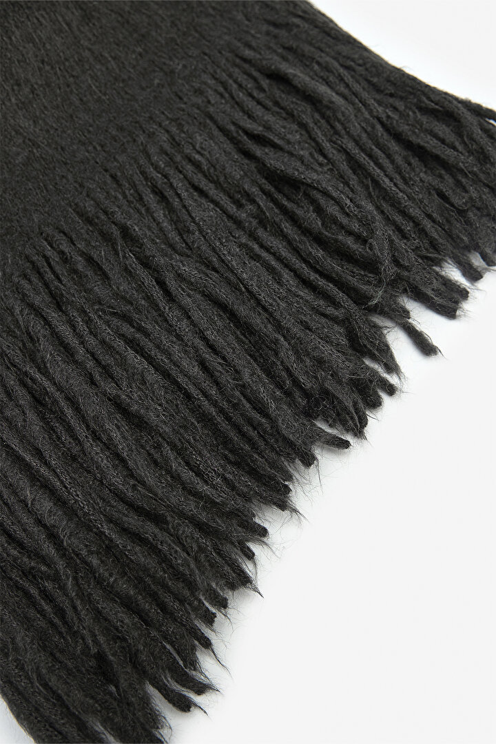 Warmy Black Scarf - 2