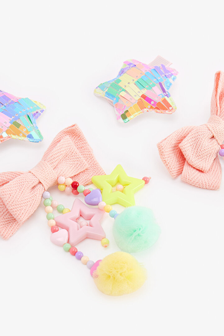 Girls' Star 4 Pack Hair Clip Set - 2