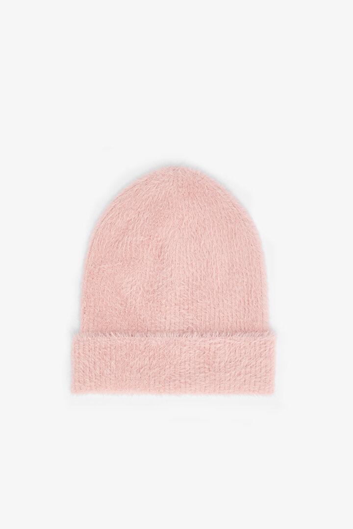 Pembe Nome Yumuşak Dokulu Bere - 1