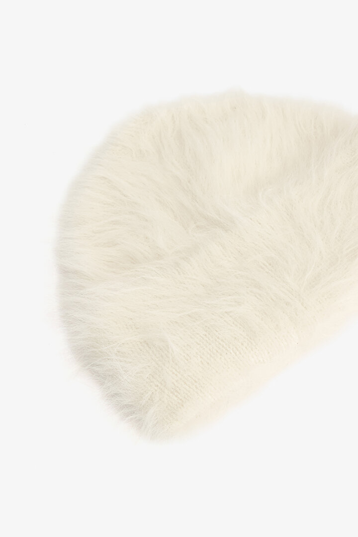 Ekru Vita Yumuşak Dokulu Bere - 2