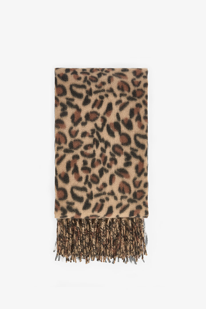 Leopard Patterned Soft Texture Scarf - 2