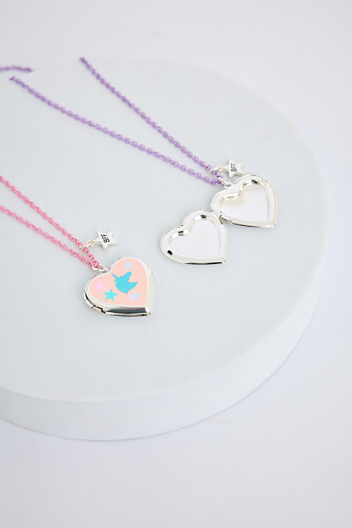 Girls Colorful BFF Necklace - 1