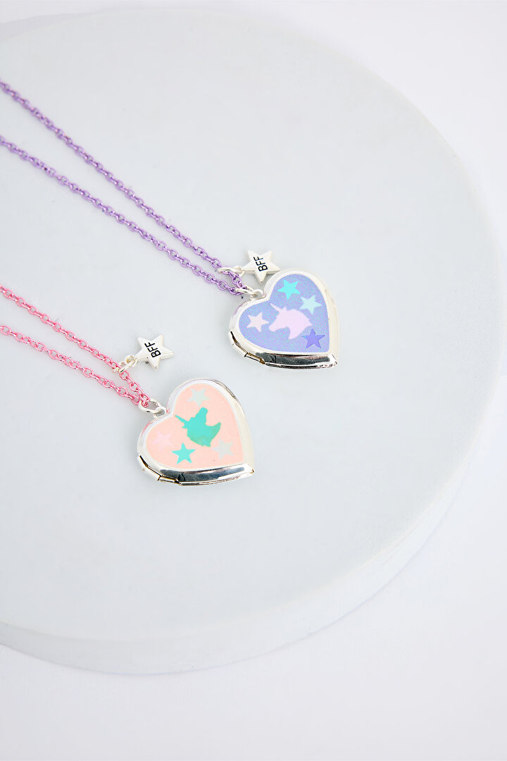 Girls Colorful BFF Necklace - 2