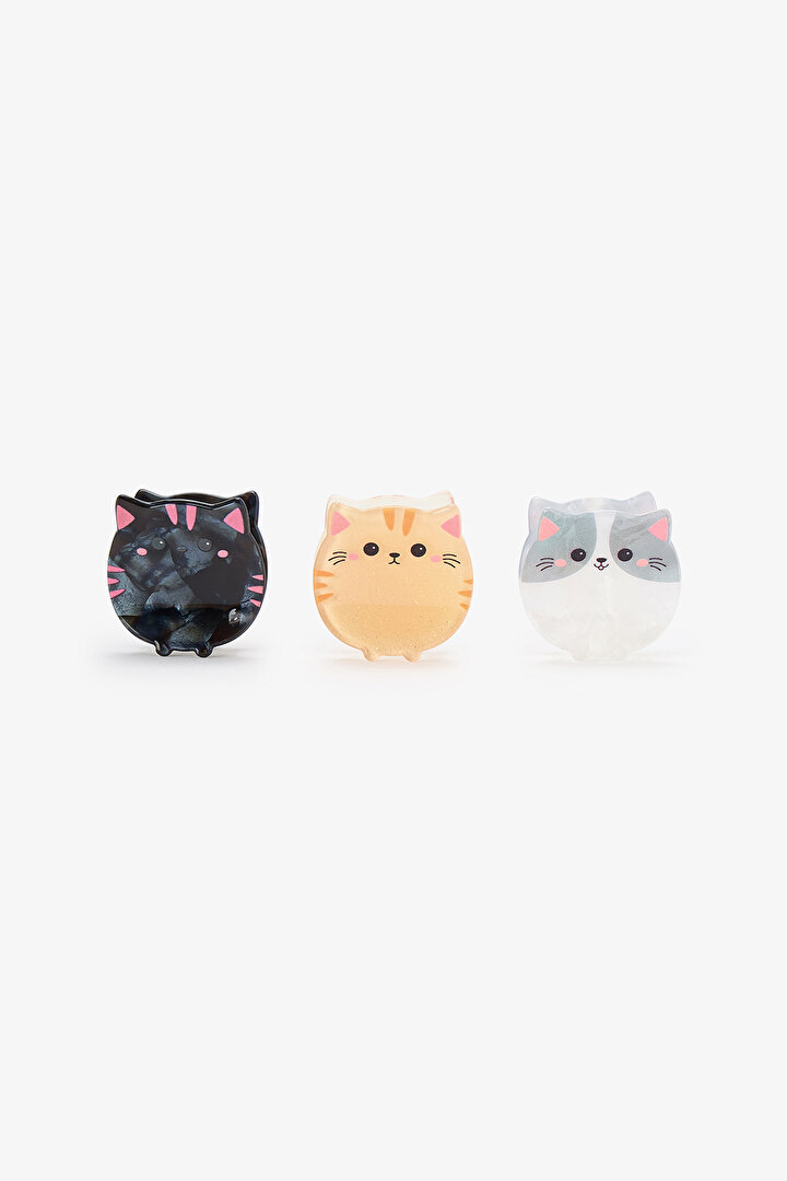 Girls' Animals 3 Pack Hair Clip - 1