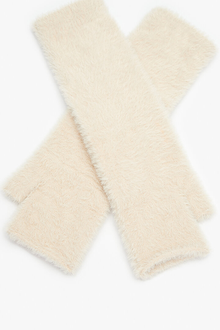 Long Ekru Eldiven - 2