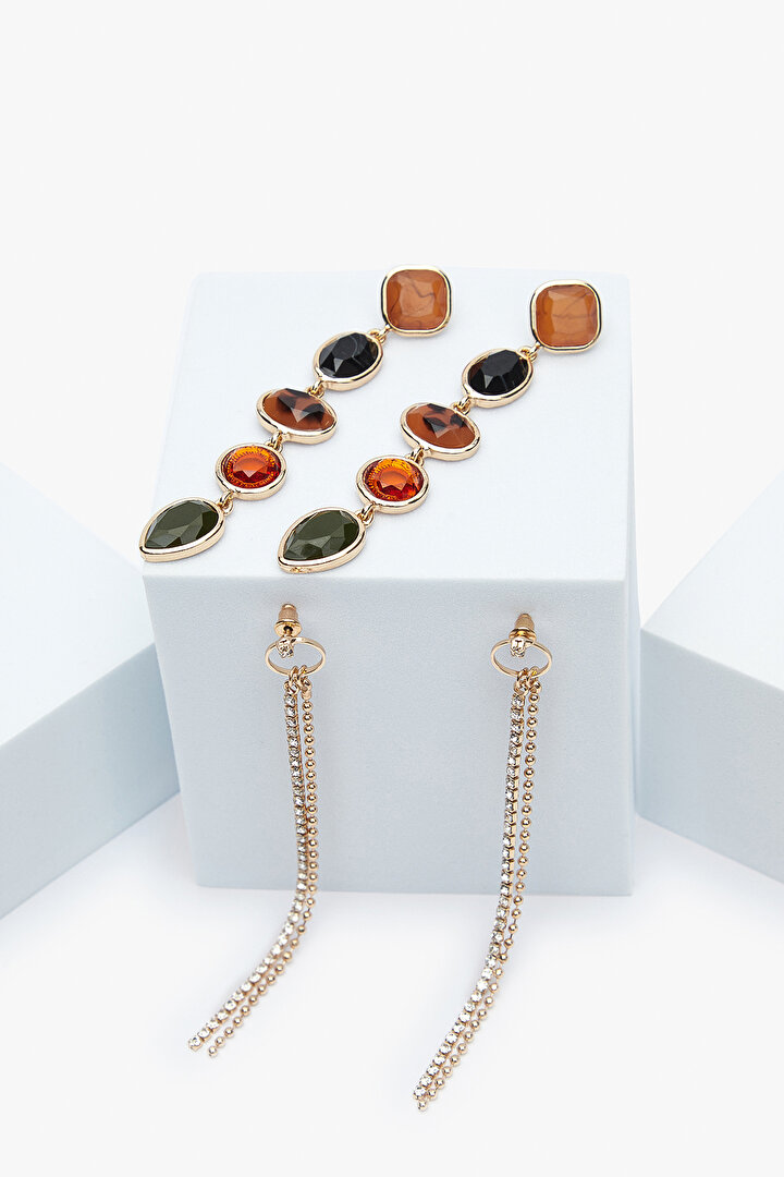 Lola Gold Color Earrings - 1