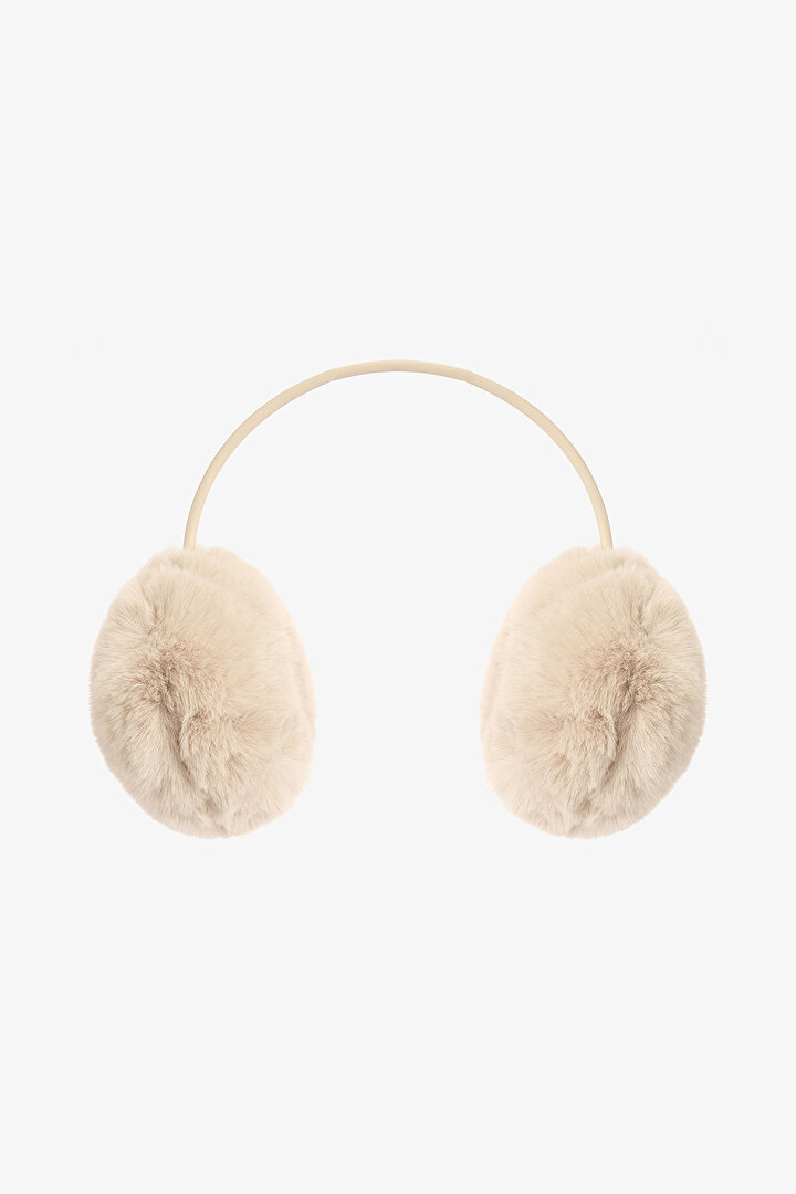 Ekru Candy Yumuşak Dokulu Kulaklık - 1