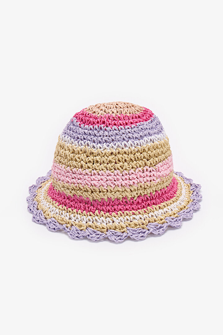Multicolor Girls Colorful Hat - 1
