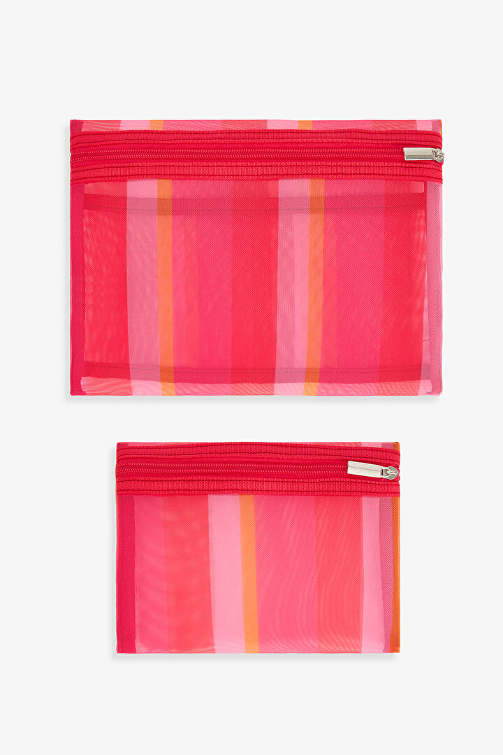 Koyu Pembe Emma Makyaj Çantası - 1