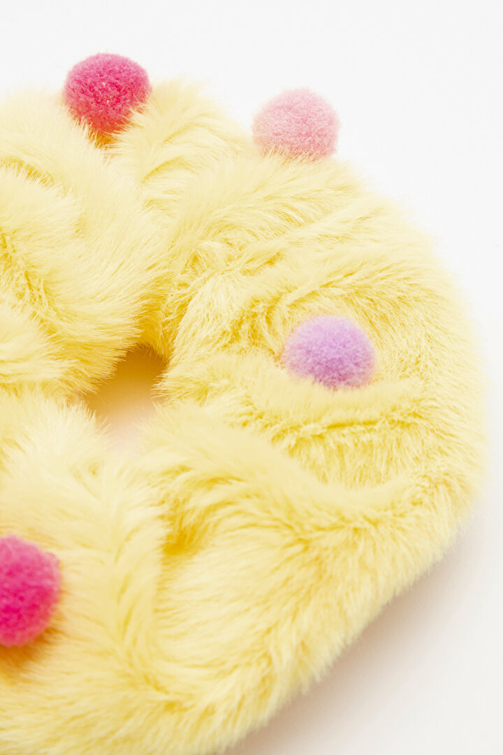 Multi Colour Girls Fur Hairband - 2