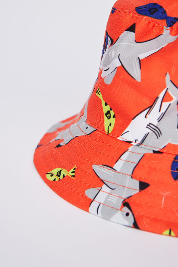 Boy Orange Hat - 2