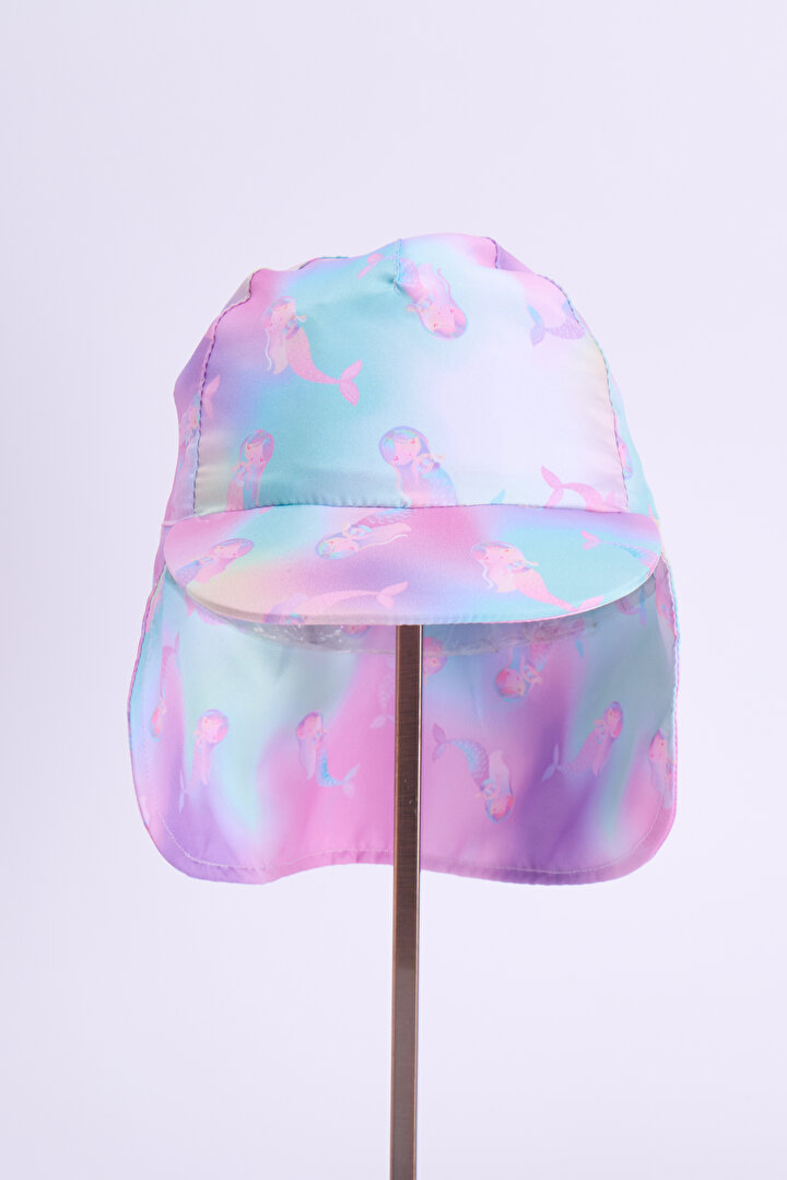 Multicolor Girls Mermaid Hat - 1