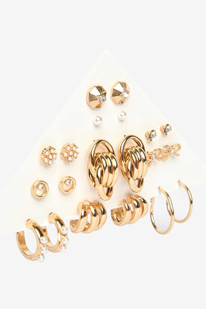 Mara Golden Earring Set - 1