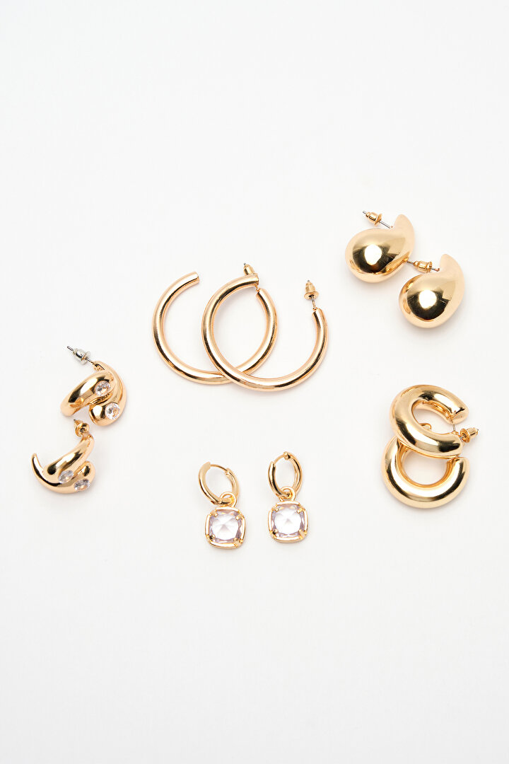 Nancy Golden Earrings Set - 1