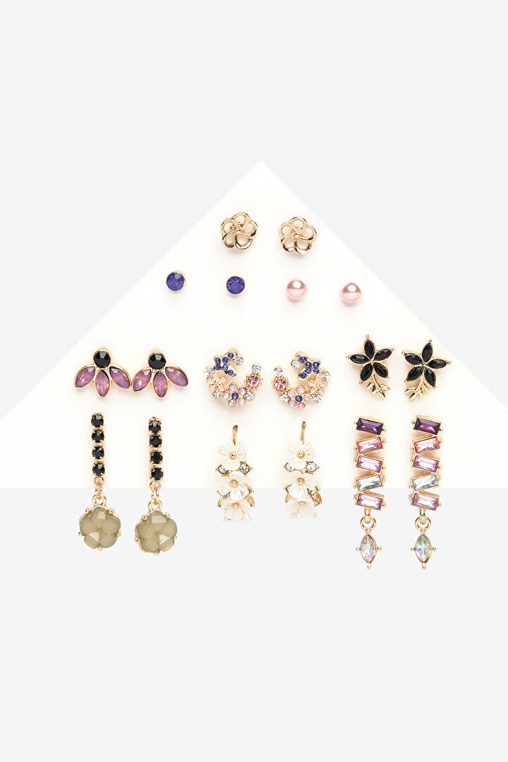 Elicia Golden Earring Set - 1