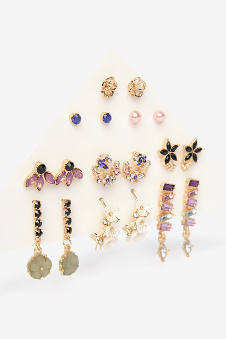 Elicia Golden Earring Set - 2