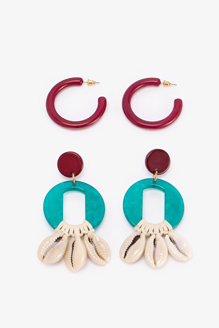 Multicolor Elegant Earring Set - 1