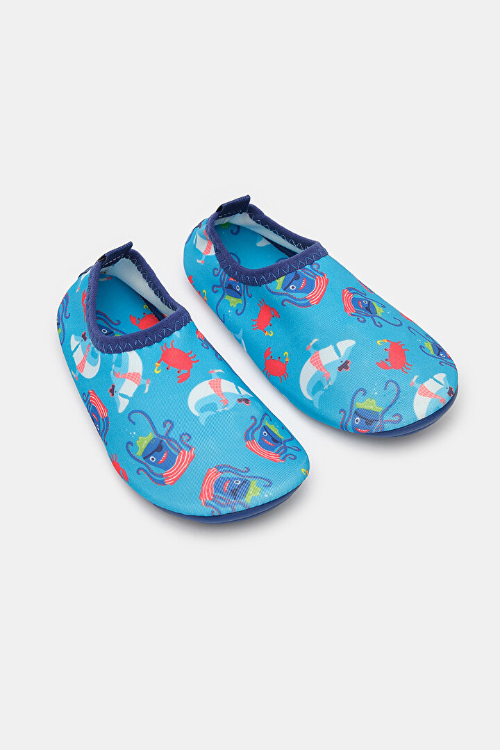 Boys Octopus Multi Colour Sea Shoes - 2