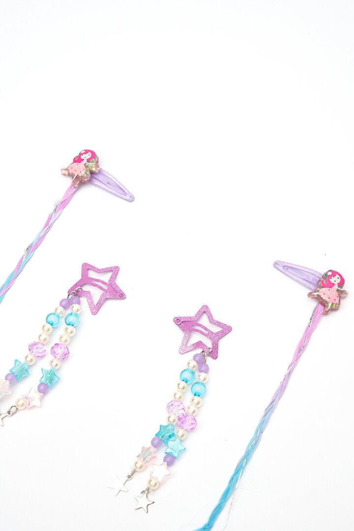 Girls Star Lilac Hair Clip - 2