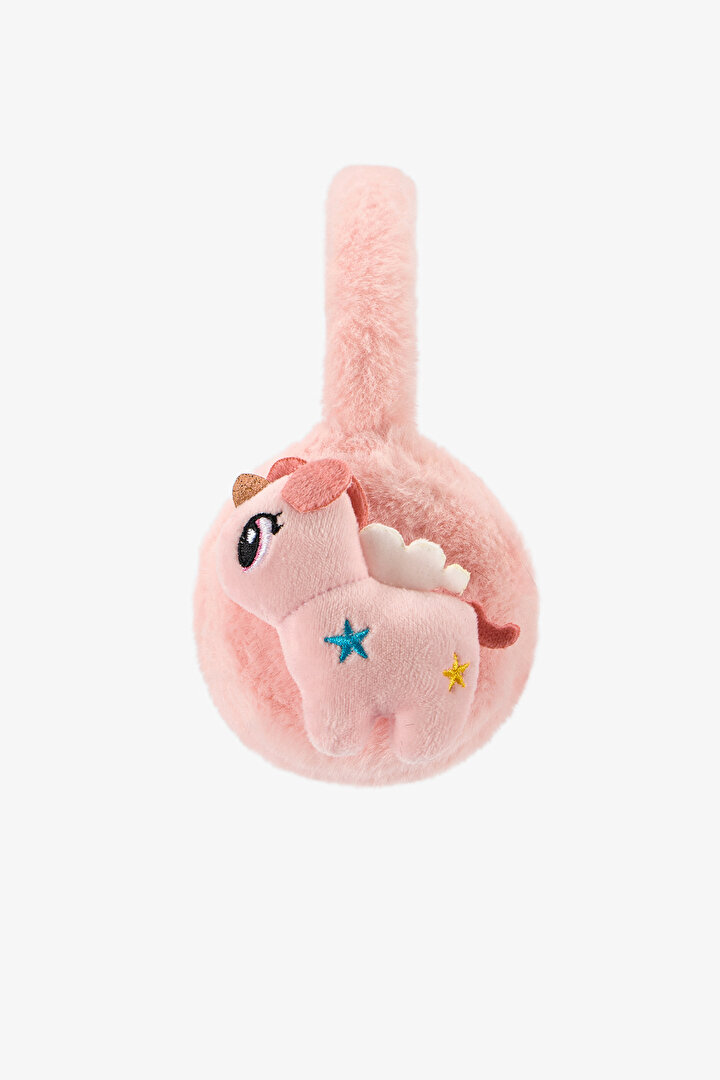 Girls' Pink Baby Unicorn Earmuffs - 2