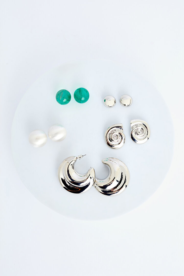 Elvira Silver Earring Set - 2