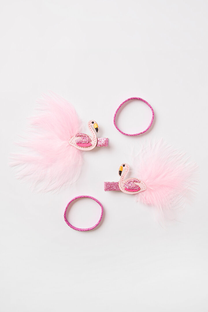 Kız Çocuk Flamingo Aksesuar Takımı - 1