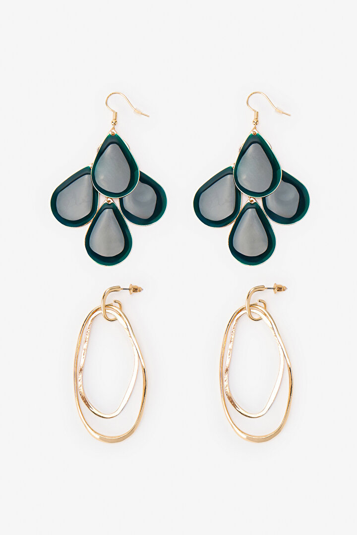 Gold Sofie 2 Pack Earring Set - 1