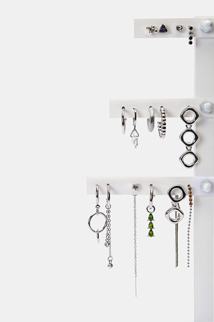 Emilia Renkli Küpe Seti - 1